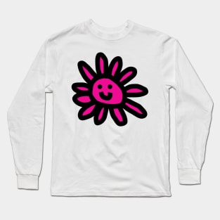 Daisy with a Face Long Sleeve T-Shirt